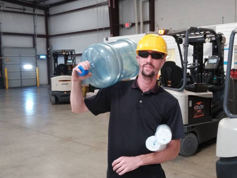 Our Water Delivery Services in Action