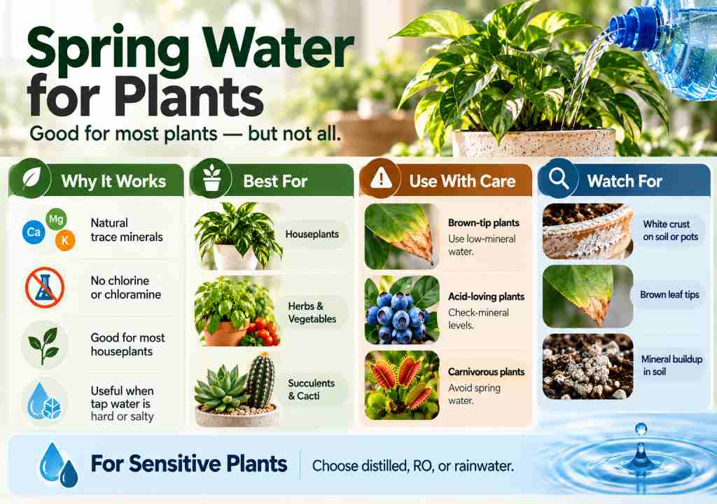 Why Is Spring Water Good for Plants
